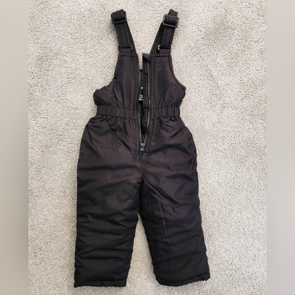 Toddler snowsuit. Black snowpants for toddlers. Size 2T. Excellent condition - Picture 1 of 4